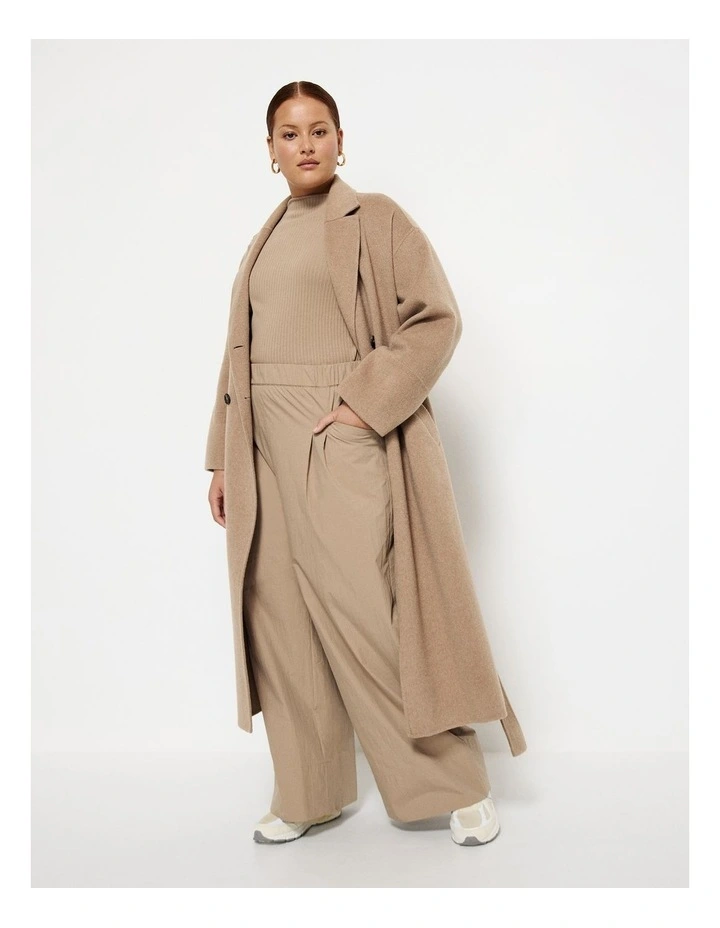 Casual Pull On Pant in Camel
