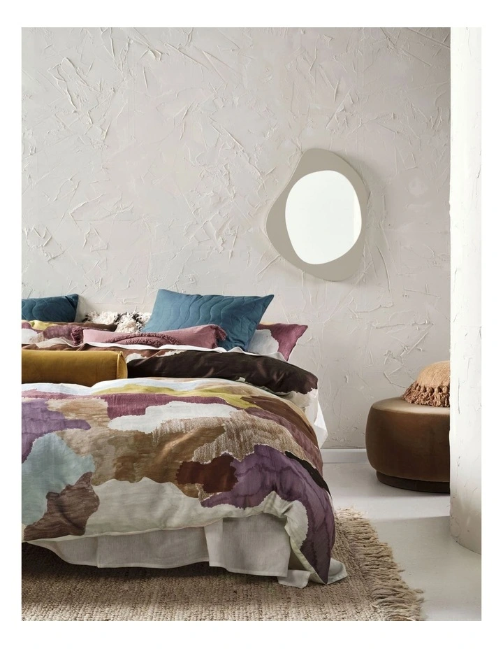 Panorama Quilt Cover Set In Lavender