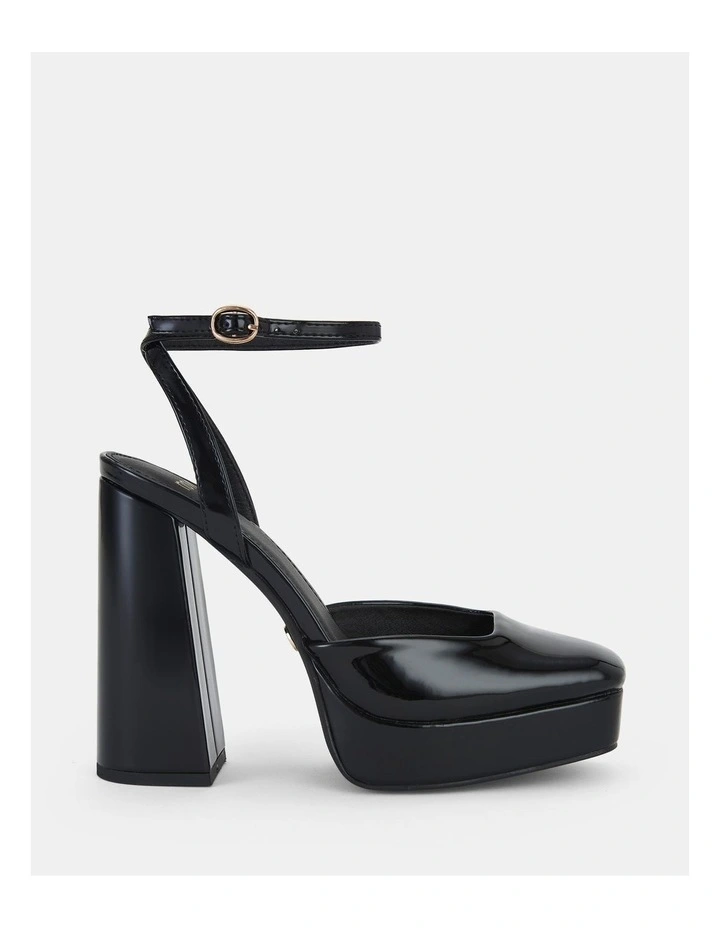 Ilika Heels in Black Patent