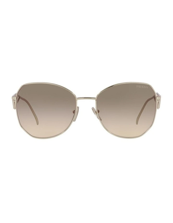 PR 57YS Gold Sunglasses