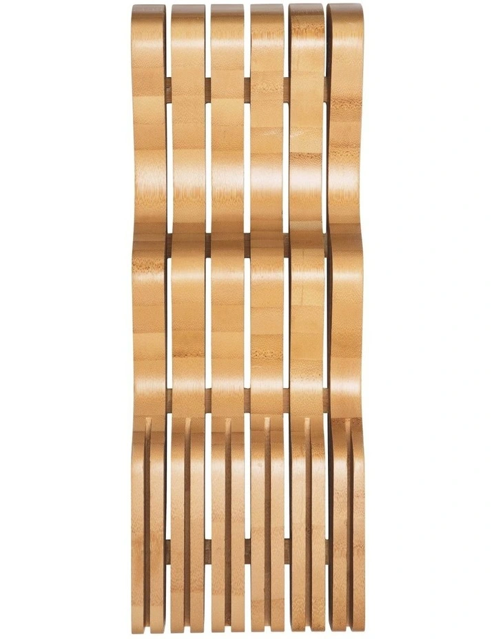 Universal Bamboo In-Drawer Knife Tray in Natural Wood