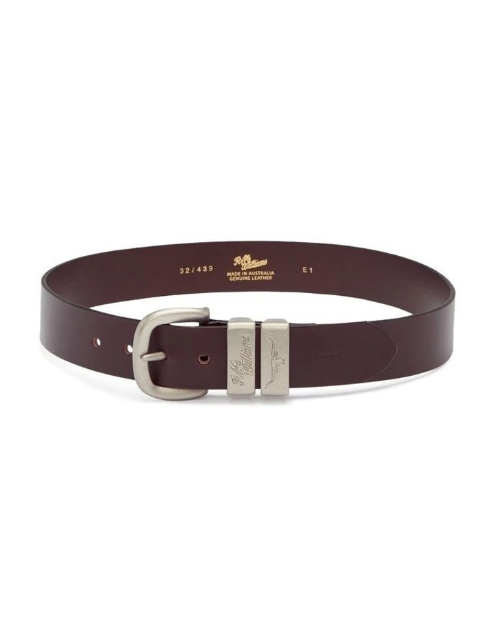 Solid Hide Belt 3 Piece in Chestnut