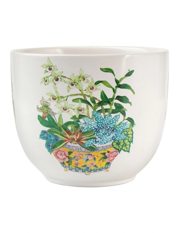 Gabby Malpas Jardin Orchid Planter 12.5x10.5cm in White