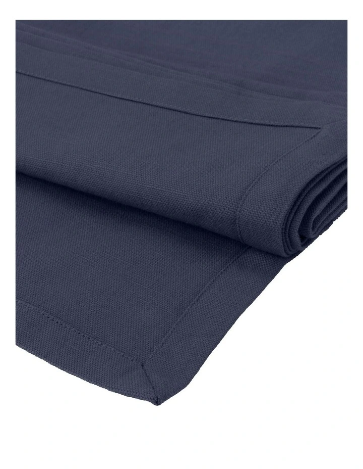 Cotton Classics Rectangular Tablecloth 300x150cm Denim
