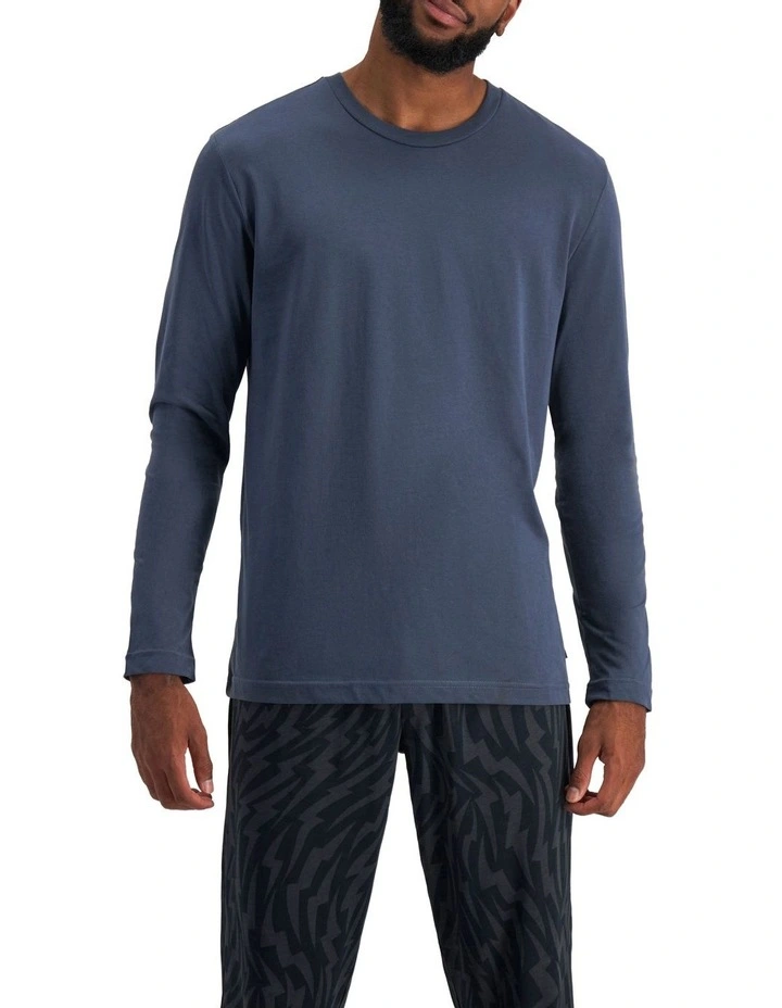 Sleep Long Sleeve Tee in Harpoon