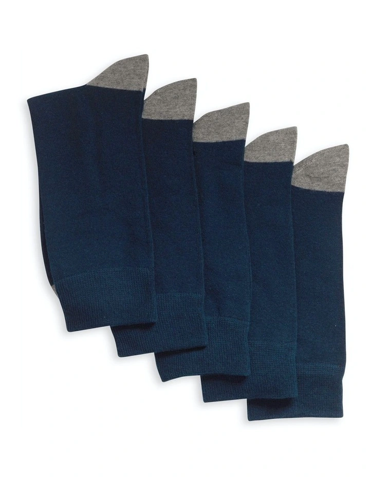 Business Crew Socks 40 Pack in Navy