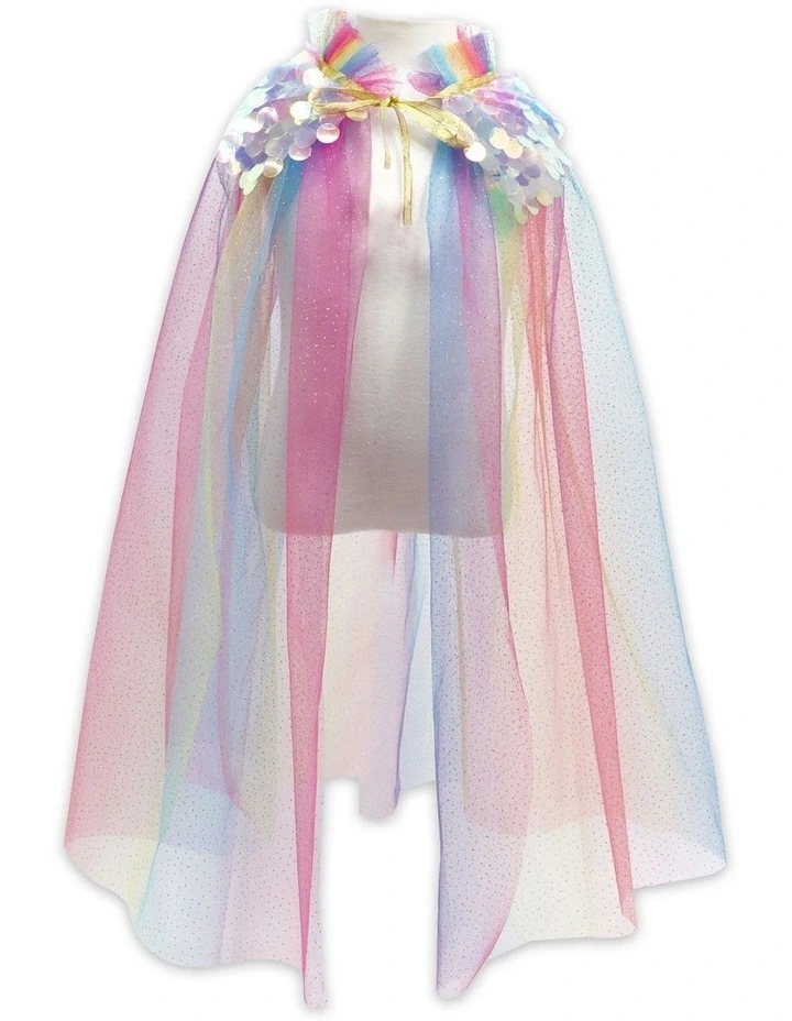Unicorn Dreamer Party Cape in Rainbow