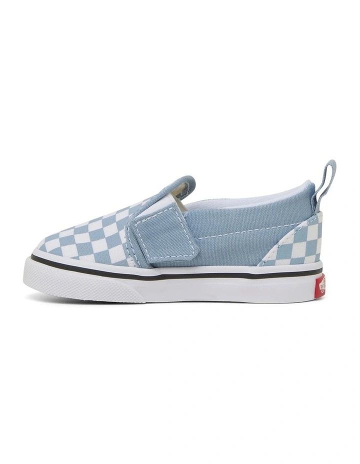 Classic Slip Ons Infant Sneakers in Dusty Blue
