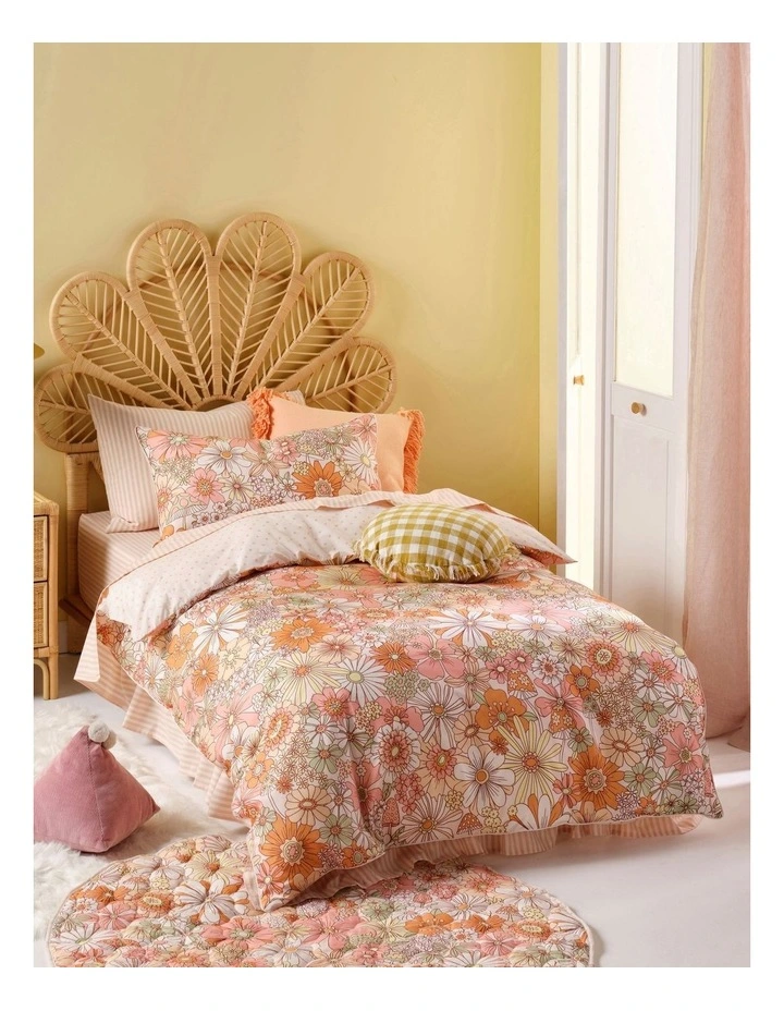 Flower Power Quilt Cover Set in Multi