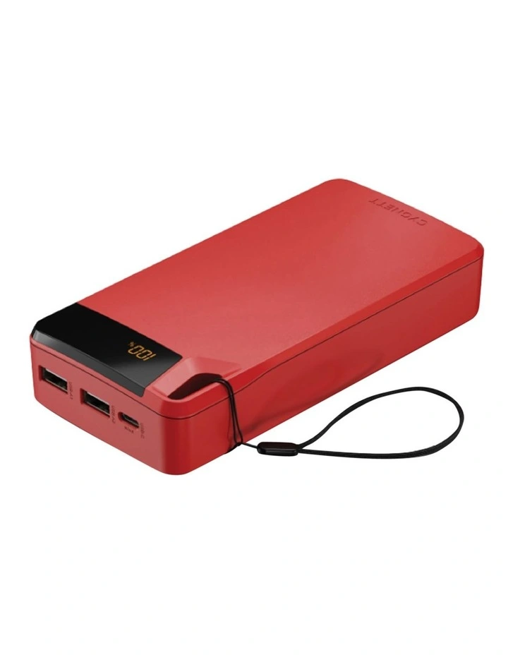 ChargeUp Boost Gen4 20K Powerbank in Red
