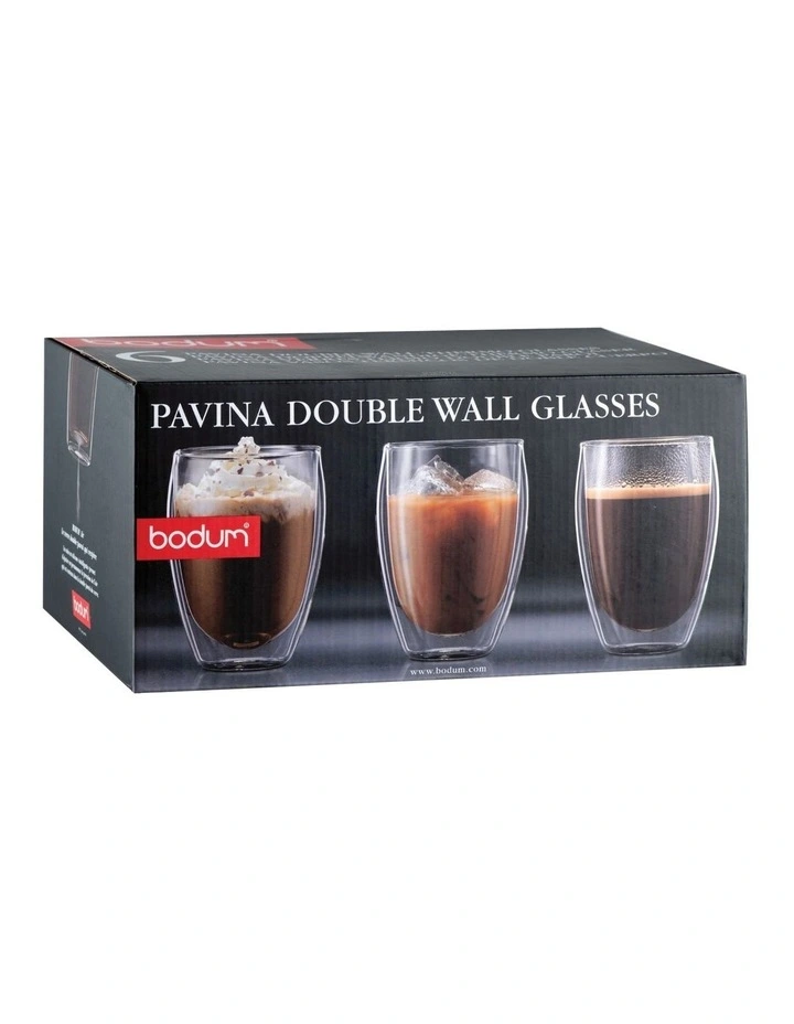 Pavina Double Walled 6pc Glass Set