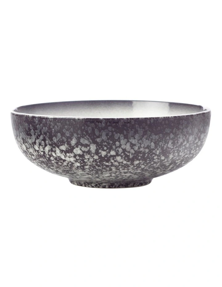 Caviar Granite Coupe Bowl 19cm in Black