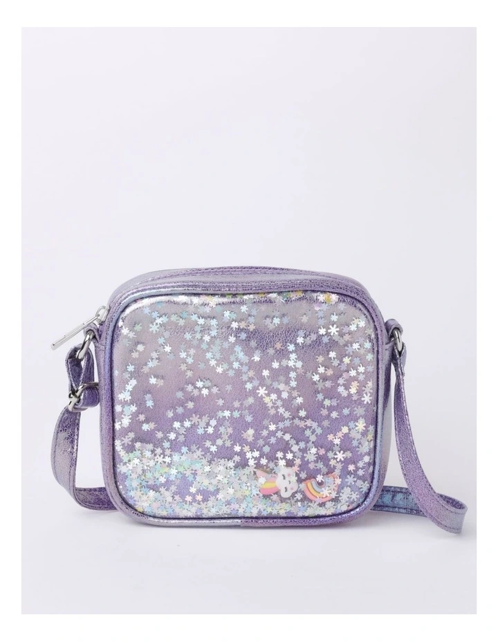 Confetti Crossbody Bag in Purple