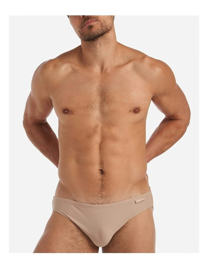 Eclipse Bikini Brief in Tan