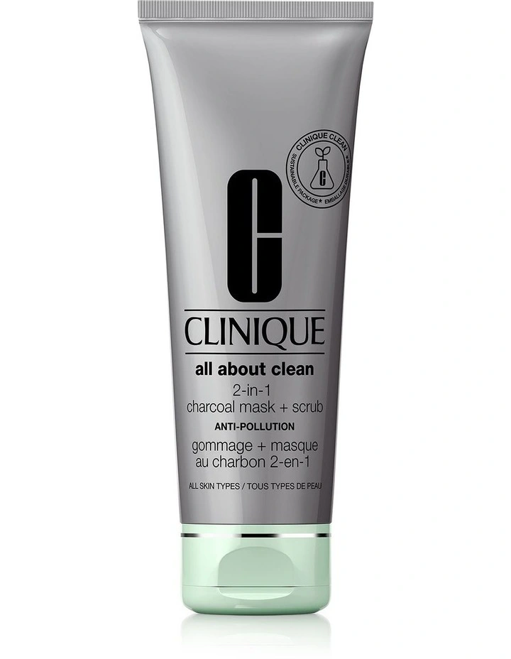 All About Clean 2-in-1 Charcoal 100ml Mask + Scrub