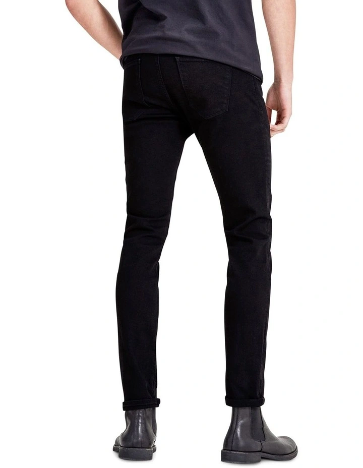 Glenn Felix 046 Slim Tapered Jeans in Black