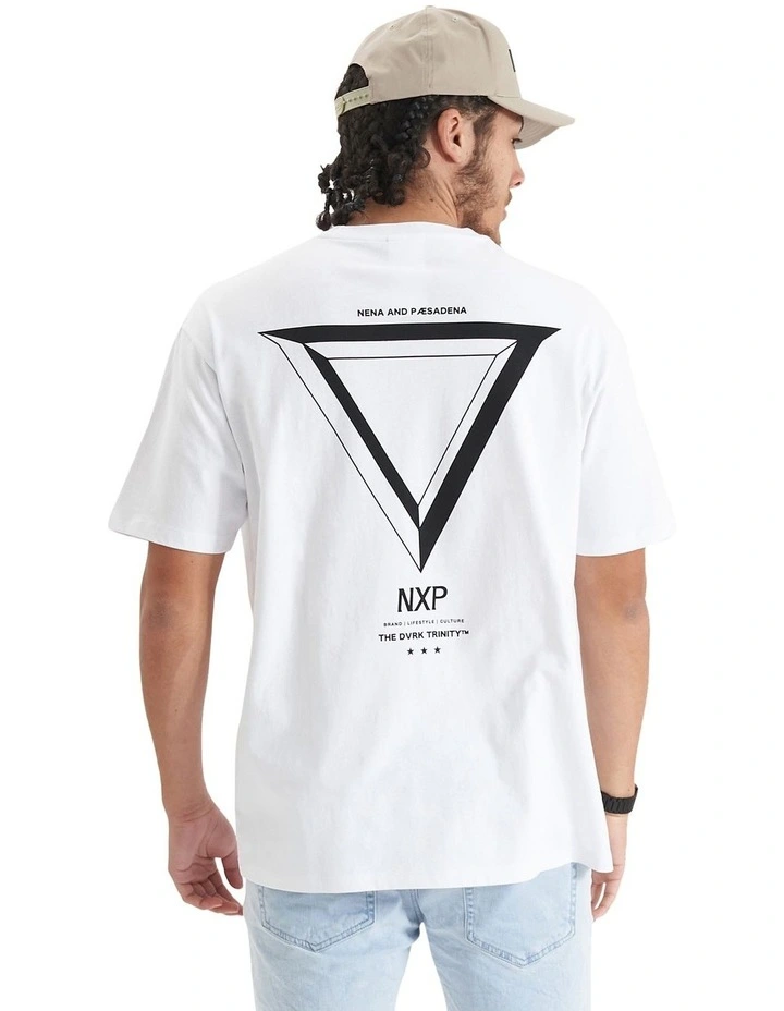 Orbit Heavy Box Fit T-shirt in Optical White
