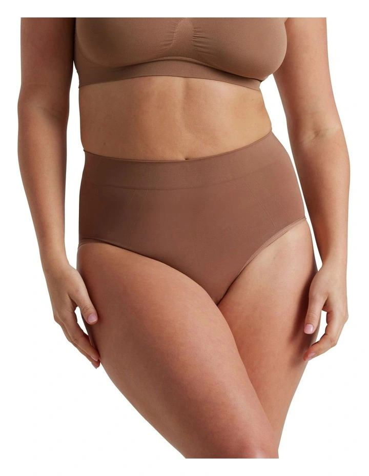 Killer Figure Power Lite Full Brief In Almond Brown