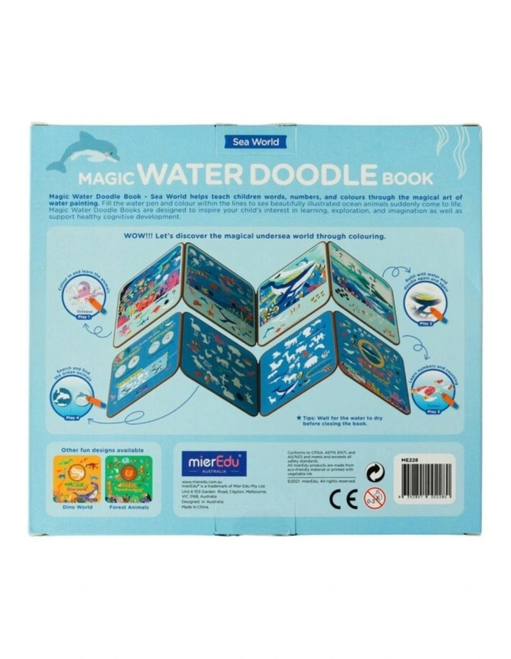 Magic Water Doodle Book Sea World