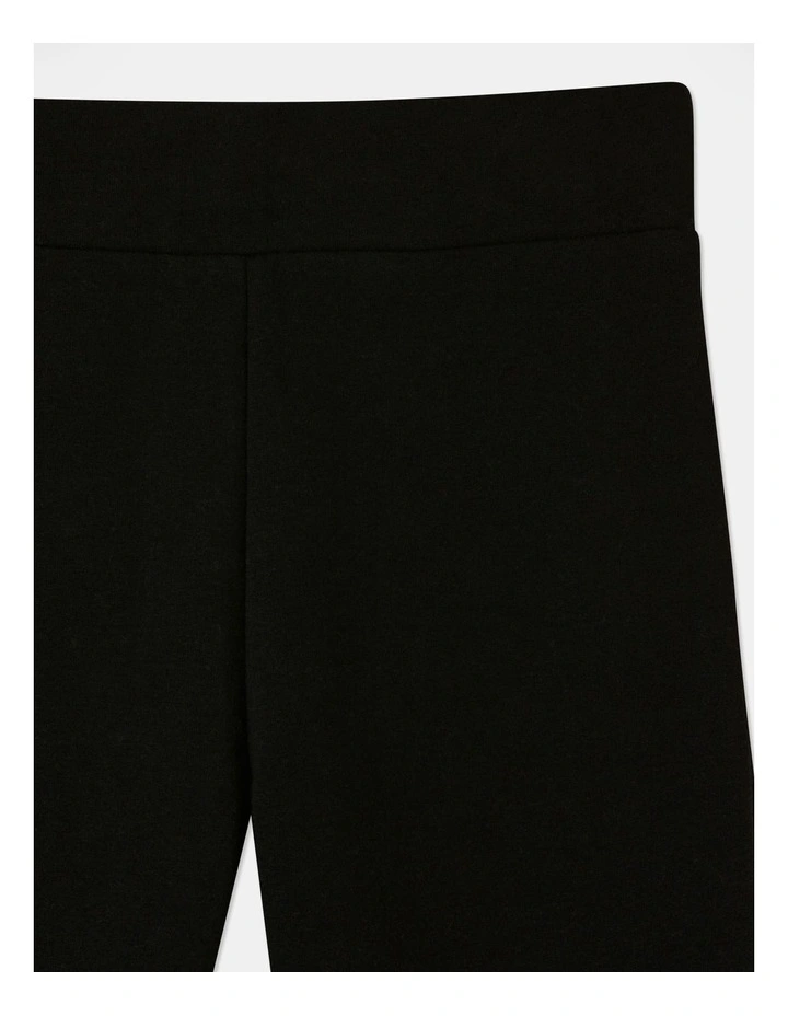 Fleece Lined Leggings in Black
