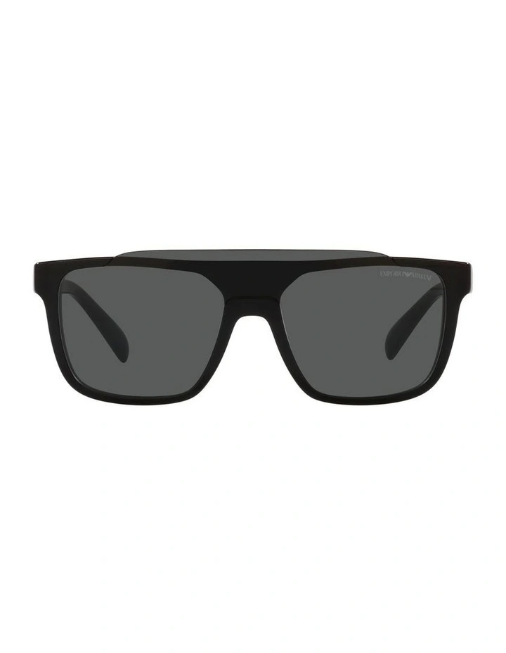 0EA4193 Sunglasses in Shiny Black