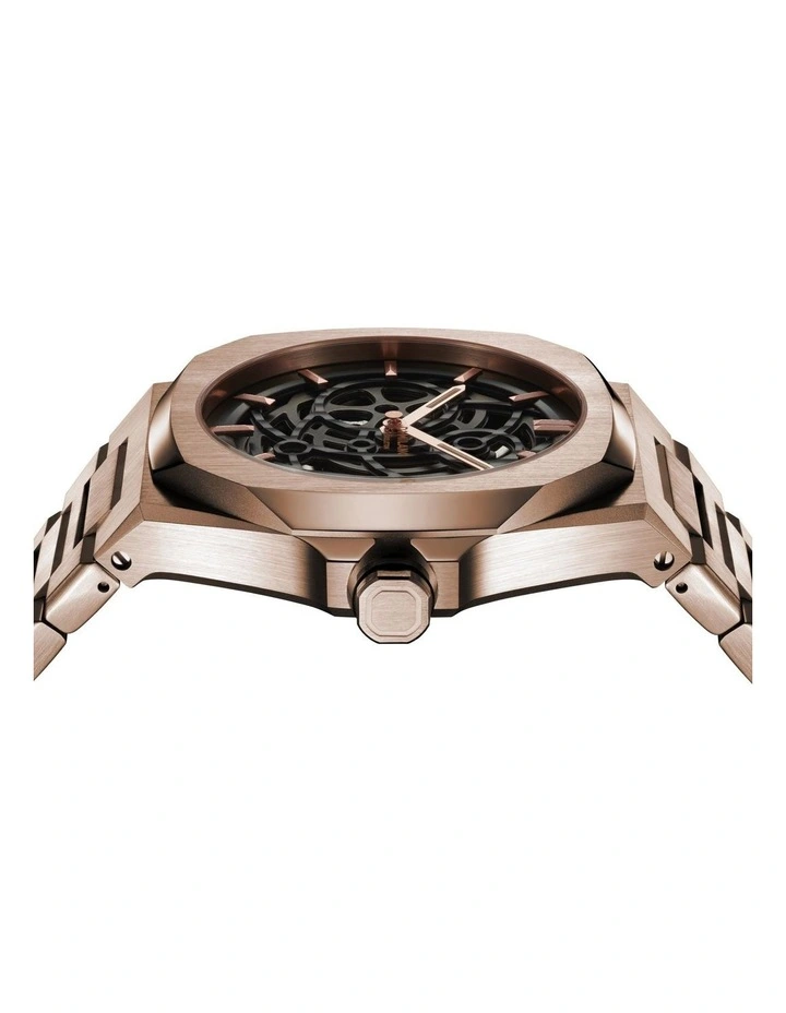 Skeleton Bracelet 41.5mm Rose Gold Watch
