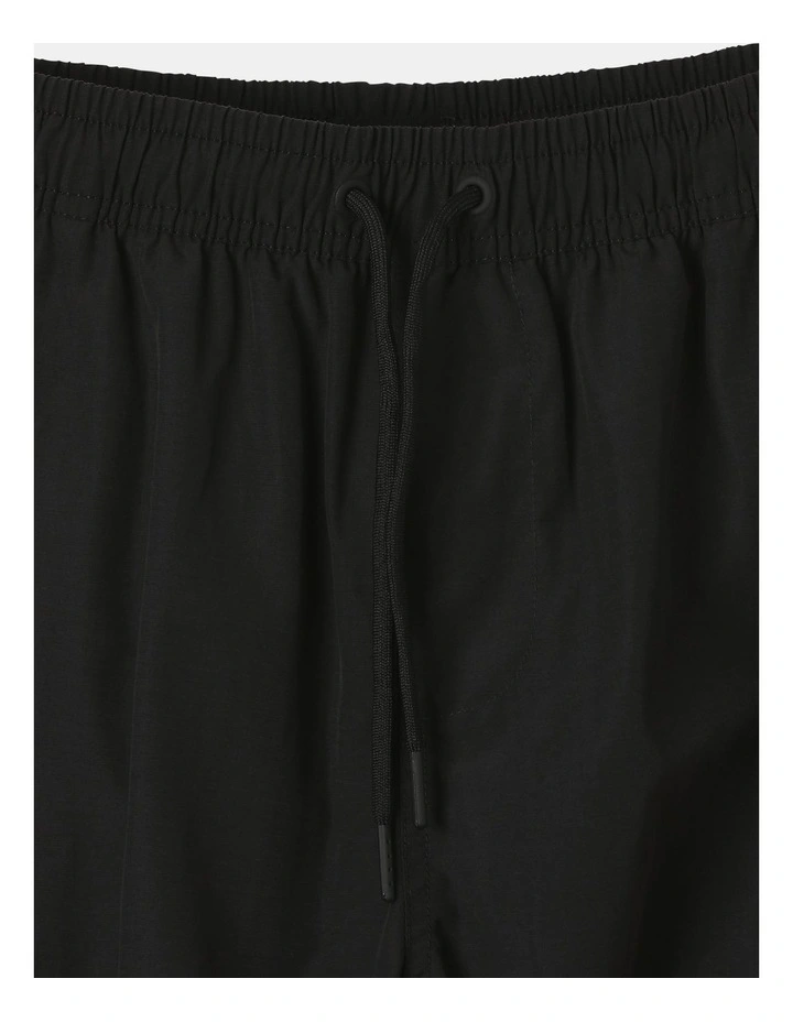Pull On Parachute Pant in Black