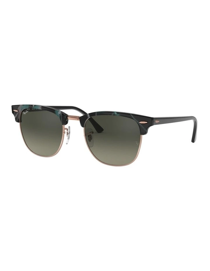 Clubmaster Fleck Green RB3016 Sunglasses