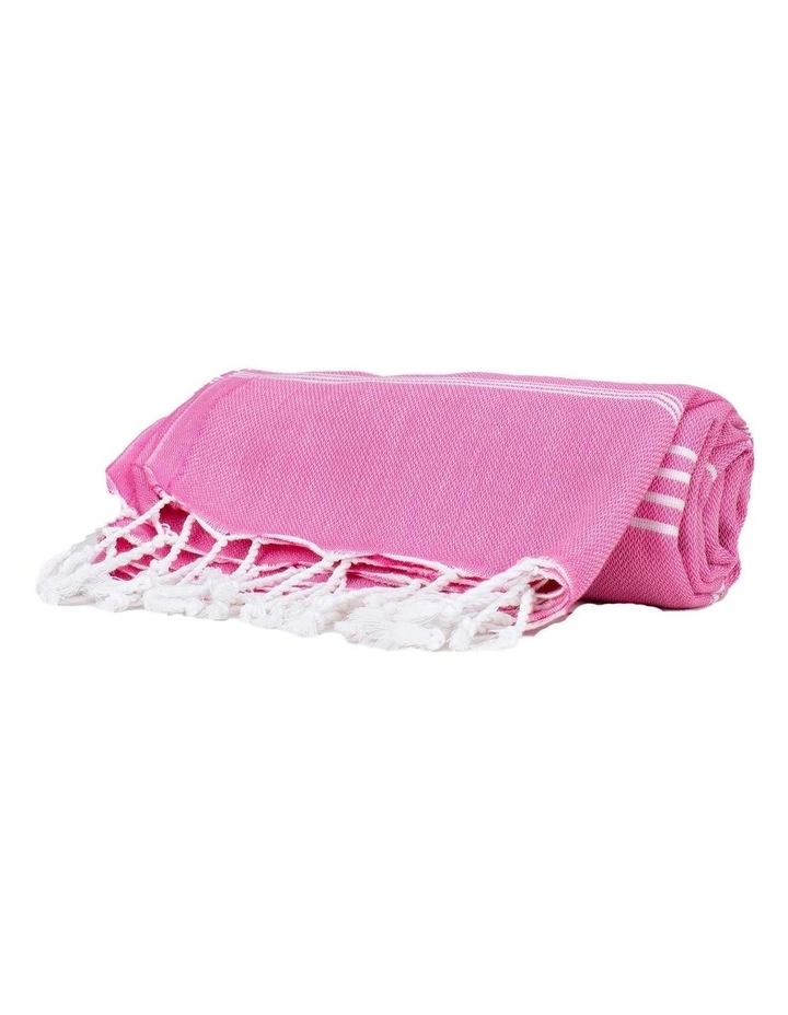 Thin Turkish Towel in Pink