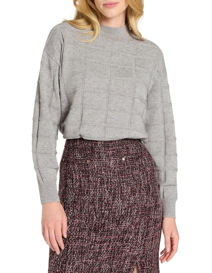 Clarette Knit in Grey Melange