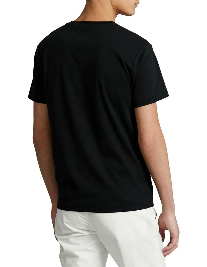 Custom Slim Fit Soft Cotton T-Shirt in Black