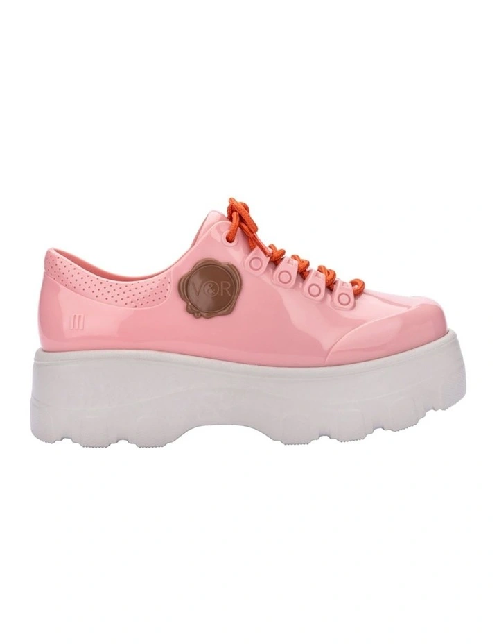 Melissa Viktor & Rolf Kick Off Buckle Up Shoes in Pink/White