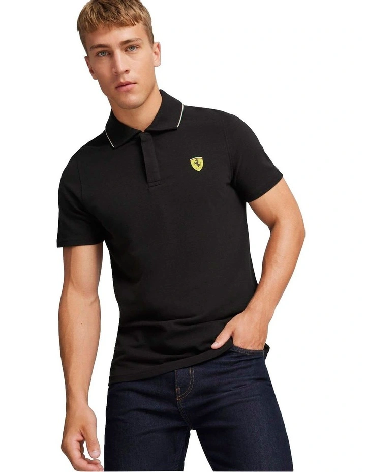 Ferrari Race Polo in Puma Black
