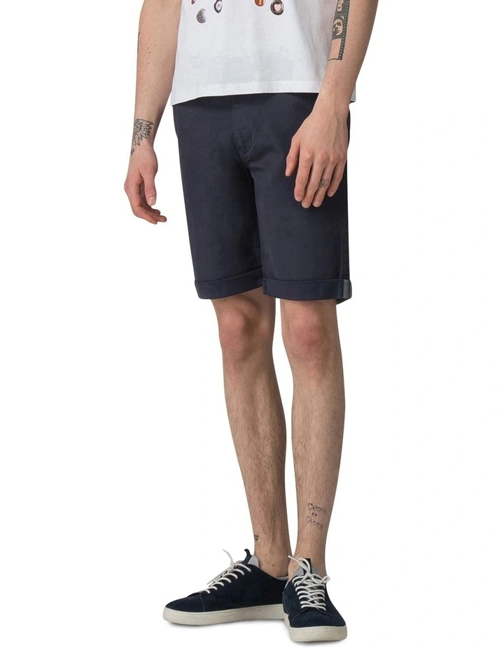 Slim Stretch Chino Short Dark Navy