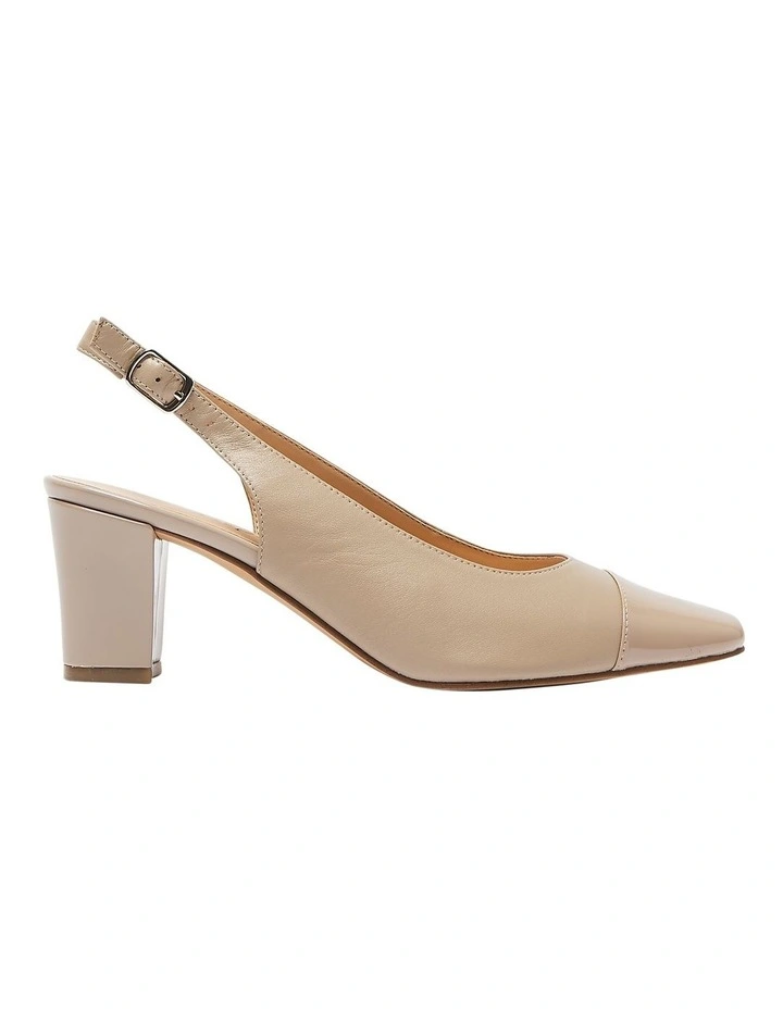 Nikita Heeled Shoes in Nude/Patent Glove