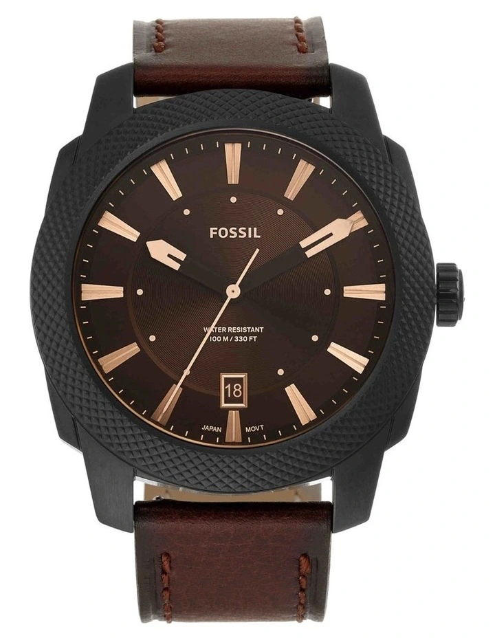 Machine Analogue FS5972 Watch in Brown