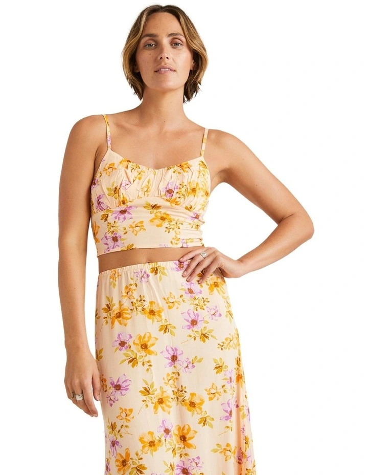 Wilful Dreams So Simple Top in Peach