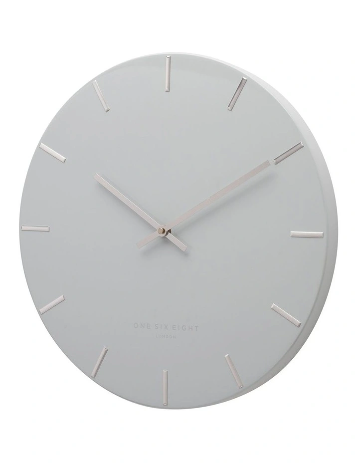 Luca Light Grey 40Cm Silent Wall Clock