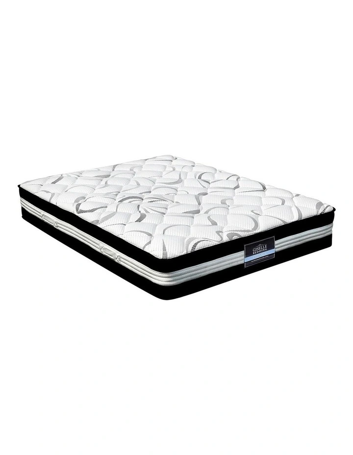 Double Size Euro Spring Foam Mattress in White