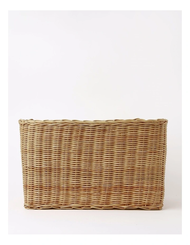 Marden Rattan Woven Basket Large 50cm in Brown