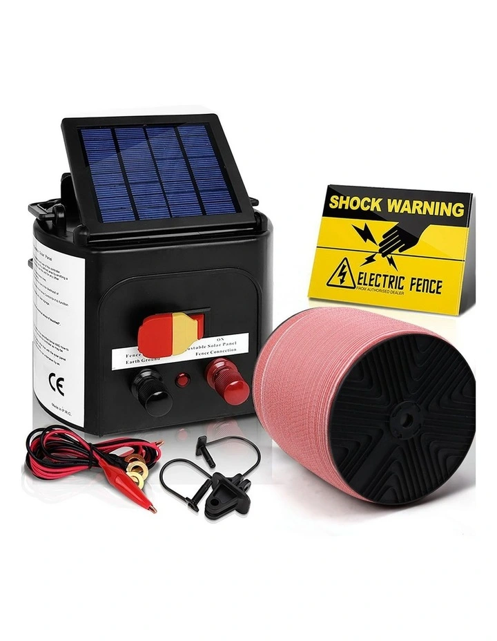 3km Electric Fence Energiser W/ 12m Tape