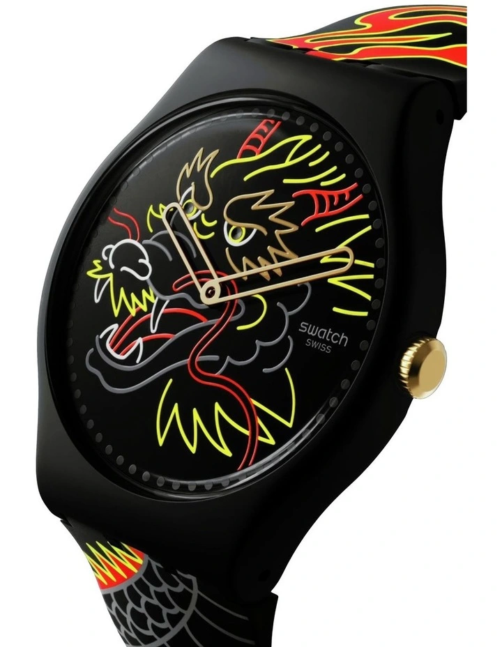 Dragon Wind Watch in Black