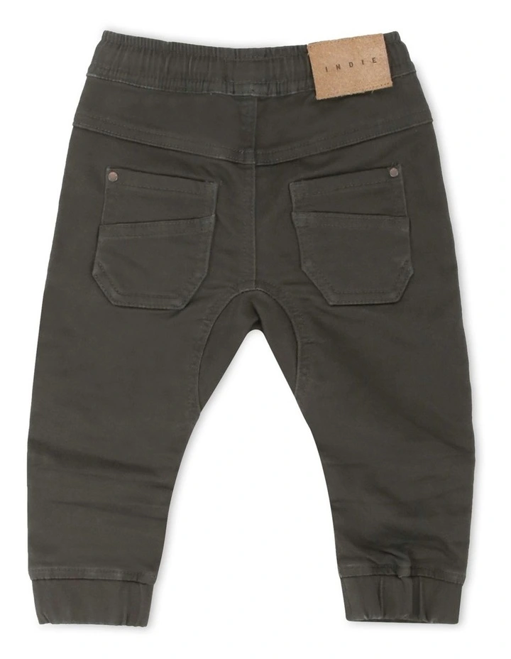 Arched Drifter Pant (0-2 years) in Dark Khaki