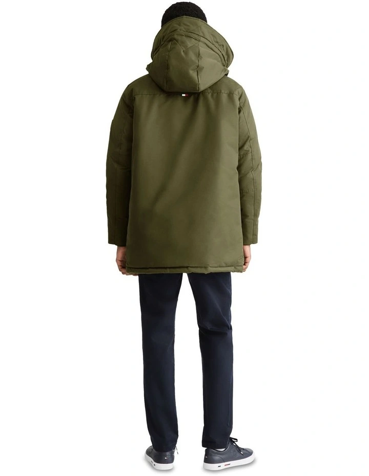 Rockie Non Fur Down Parka in Green