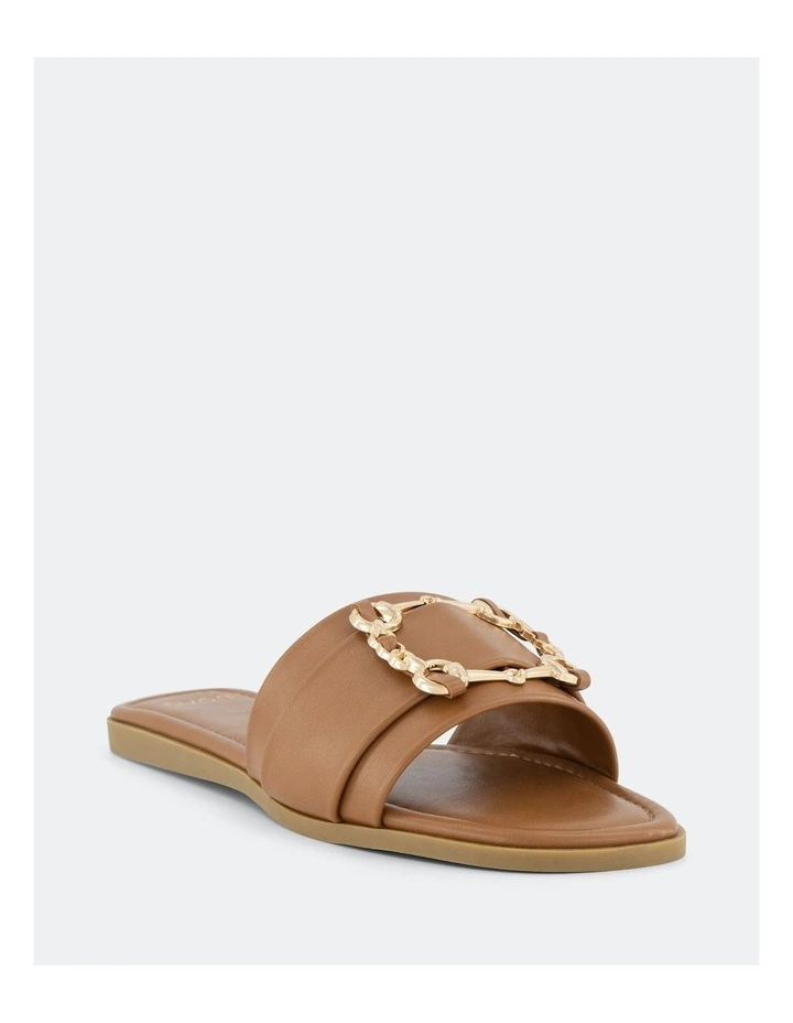 Seany Slides in Caramel