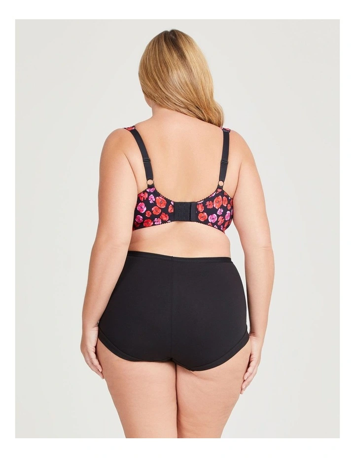 Wirefree Smooth Support Bra in Poppy Print