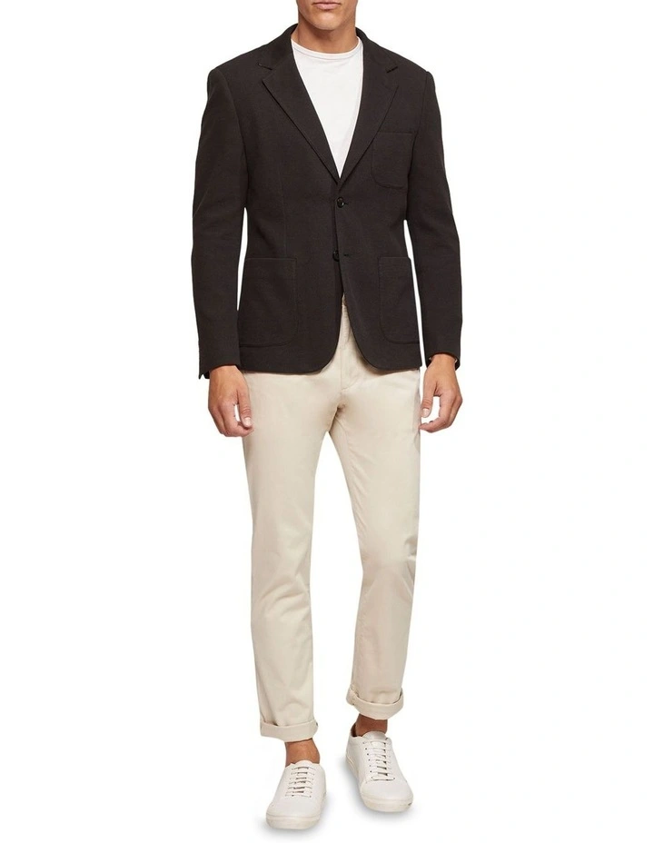 Frankie Knitted Blazer in Black