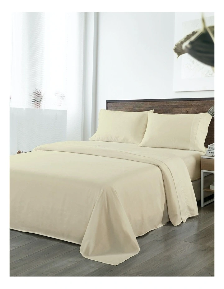 1000TC Bamboo Blended Sheet Set in Ivory