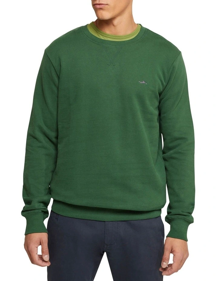 Lars Jersey Sweater Shirt in Green