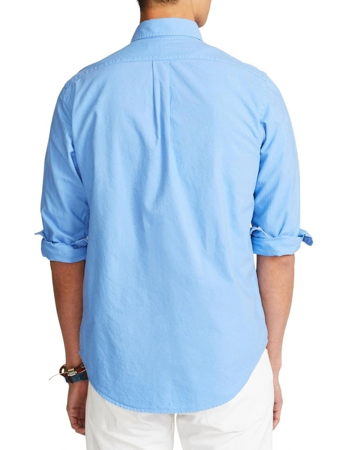 Classic Fit Garment-Dyed Oxford Shirt